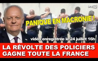 Panique en Macronie. La révolte des policiers gagne toute la France.