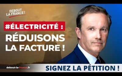 Électricité : réduisons la facture, signez la pétition !