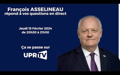 François Asselineau répond en direct à vos questions / 15 février 2024