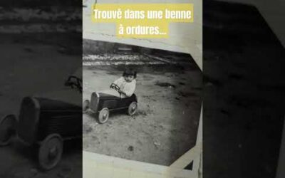 Trouvé dans une benne à ordures…