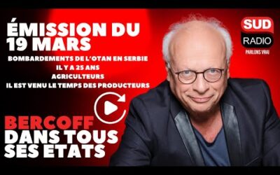 Bombardements de l&rsquo;OTAN en Serbie il y a 25 ans ; agriculteurs ; le temps des producteurs