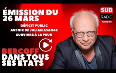 Déficit public ; Avenir de Julian Assange ; Survivre à la peur