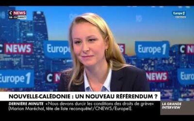 Marion Maréchal invitée de Laurence Ferrari sur CNews