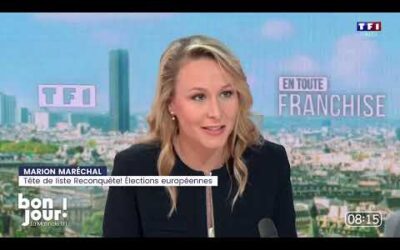 Marion Maréchal invitée de la matinale sur TF1