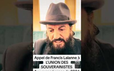 Francis Lalanne appelle les souverainistes à s’unir pour ces européennes