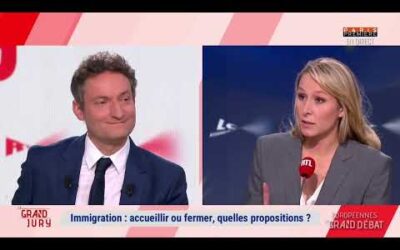 Marion Maréchal au grand débat des élections européennes sur RTL et Paris Première