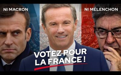 Dimanche : votez pour la France ! Nicolas Dupont-Aignan