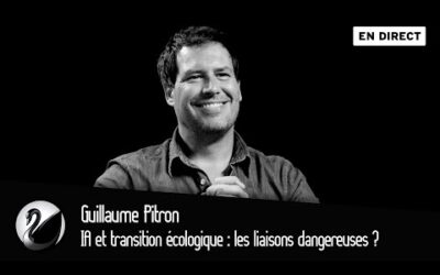 IA et transition écologique : les liaisons dangereuses ? Guillaume Pitron [EN DIRECT]