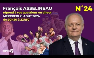 François Asselineau répond à vos questions en direct n°24