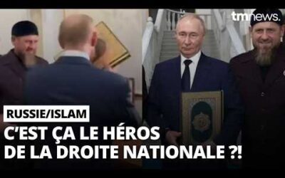 Vladimir Poutine embrasse un Coran à l&rsquo;inauguration d&rsquo;une mosquée. Le vrai visage de la Russie !