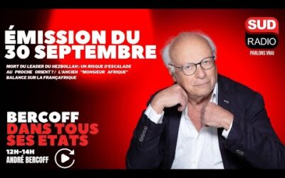 Bercoff dans tous ses états – Émission du 30 septembre
