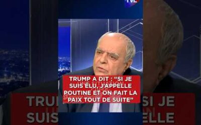 « Trump a dit : « Si je suis élu, j&rsquo;appelle Poutine et on fait la paix tout de suite » #donaldtrump
