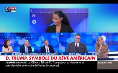 Éric Zemmour sur Face à l’Info : Trump est le nom de la révolte des peuples occidentaux.