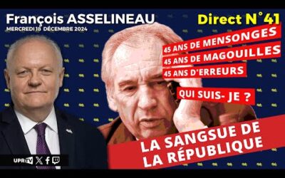 François Asselineau répond à vos questions en direct n°41