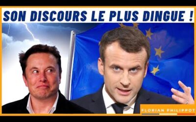 Macron fait le discours le plus dingue de sa vie !