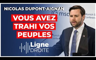 J. D. Vance remet en place les européistes dans un discours magistral – Nicolas Dupont-Aignan