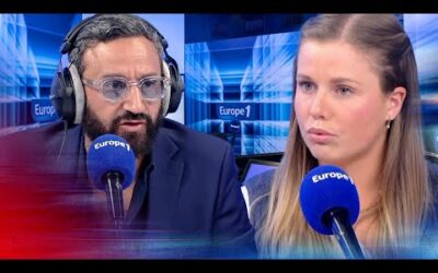 Cyril Hanouna reçoit Louise Morice sur Europe 1
