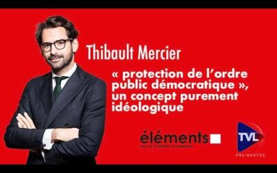 La « protection de l’ordre public démocratique », un concept purement idéologique