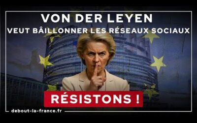 À partir du 1er juillet, la censure de l’Union européenne menace les réseaux sociaux. Résistons !