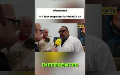 “ Il faut respecter la FRANCE ! “ – Dieudonné