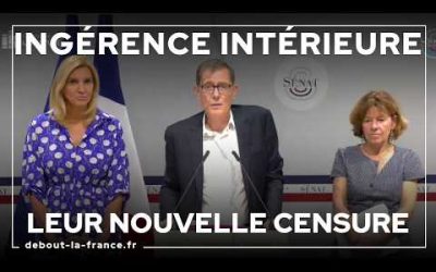 « L’ingérence intérieure » nouveau délit d’opinion.