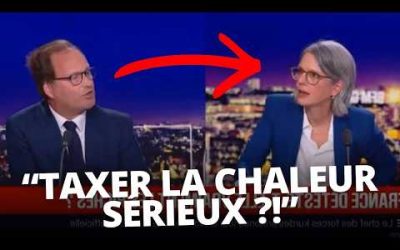Un droitard foudroie Sandrine Rousseau sur le climat et les TAXES !