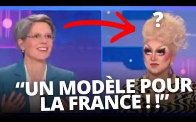 Elle se ridiculise en s’extasiant devant un Drag Queen ! Le malaise !!!