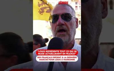 LOUIS REPRÉSENTE TOUT CE QUI SE PASSE EN FRANCE : DES FRANÇAIS PRÉSENT À L’HOMMAGE À NARBONNE