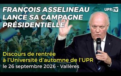 François Asselineau lance sa campagne présidentielle