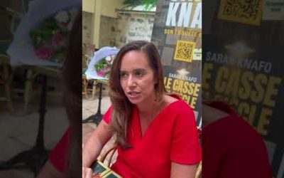 SARAH KNAFO PRÉSENTE À FRONTIÈRES « LE CASSE DU SIÈCLE ». SON LIVRE SORTI CE MARDI