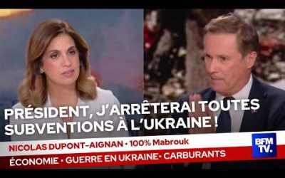 « Président, j&rsquo;arrêterai toutes subventions à l&rsquo;Ukraine ! » · BFMTV, 21/09/26