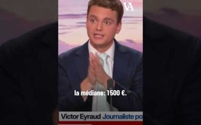 « 1/3 du salaire des actifs part déjà dans la poche des retraités » Victor Eyraud sur BFMTV #shorts