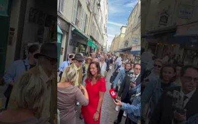 🚨ARRIVÉE DE SARAH KNAFO POUR LA DÉDICACE DE SON LIVRE « LE CASSE DU SIÈCLE » À PARIS.