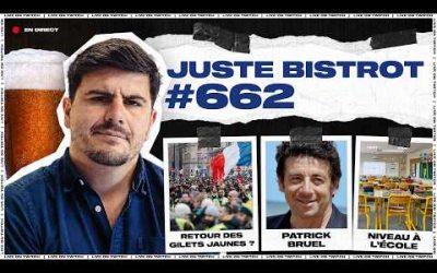 Bruel et dissonance cognitive + 17 octobre : la société du spectacle ? (Juste Bistrot #662)