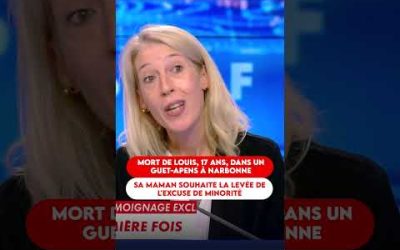 MORT DE LOUIS, 17 ANS, DANS UN GUET-APENS À NARBONNE. SA MAMAN TÉMOIGNE POUR LA PREMIÈRE FOIS