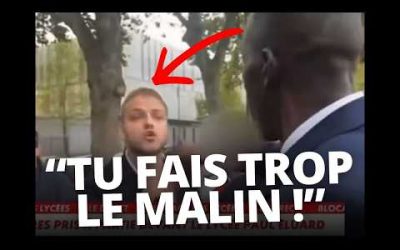 Bally Bagayoko (LFI) agr3sse un journaliste de Frontière et lui arrache le micro !