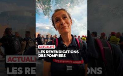 LES REVENDICATIONS DES POMPIERS