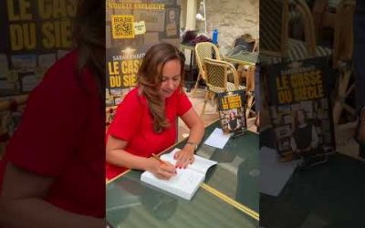 DÉBUT DES DÉDICACES POUR SARAH KNAFO. L’EURODÉPUTÉE A SORTI CE MARDI SON OUVRAGE«LE CASSE DU SIÈCLE»