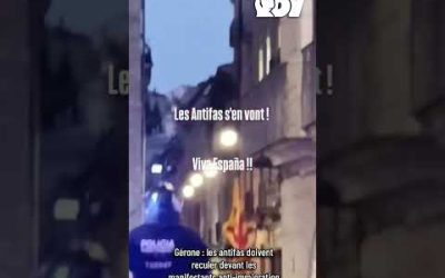 Manifestation anti-immigration à Gérone (Espagne)