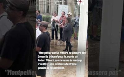 🔴 « Ménard ne passera pas ! » : des militants devant le procès de Robert Ménard