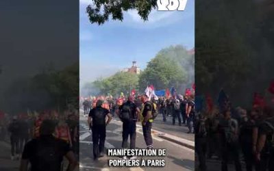 « Pas de moyens, pas de miracles » Mobilisation nationale des pompiers à Paris