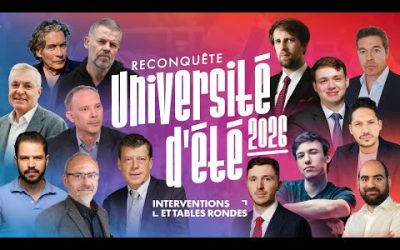 L’avenir est à nous : Les tables rondes de l’Université de rentrée 2026 de Reconquête