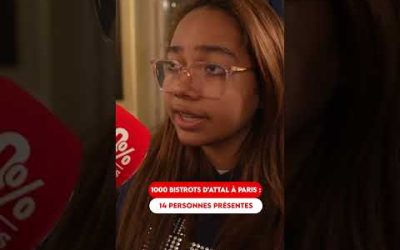 1 000 BISTROTS D’ATTAL À PARIS : 14 PERSONNES PRÉSENTES